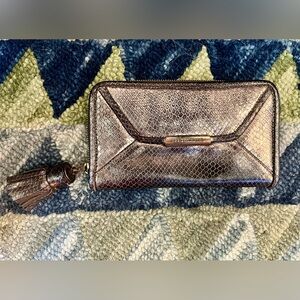 See by Chloe Long Zippy Metallic Tassel Wallet